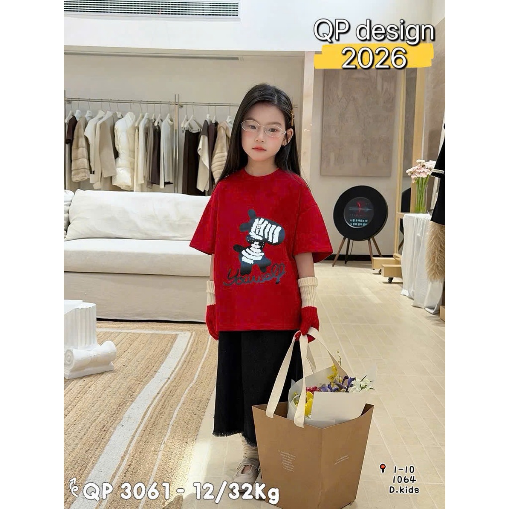 Áo Micky Vs Ngựa Xinh Cho Bé Trai Và Gái Dành Cho Bé Từ 9-37kg