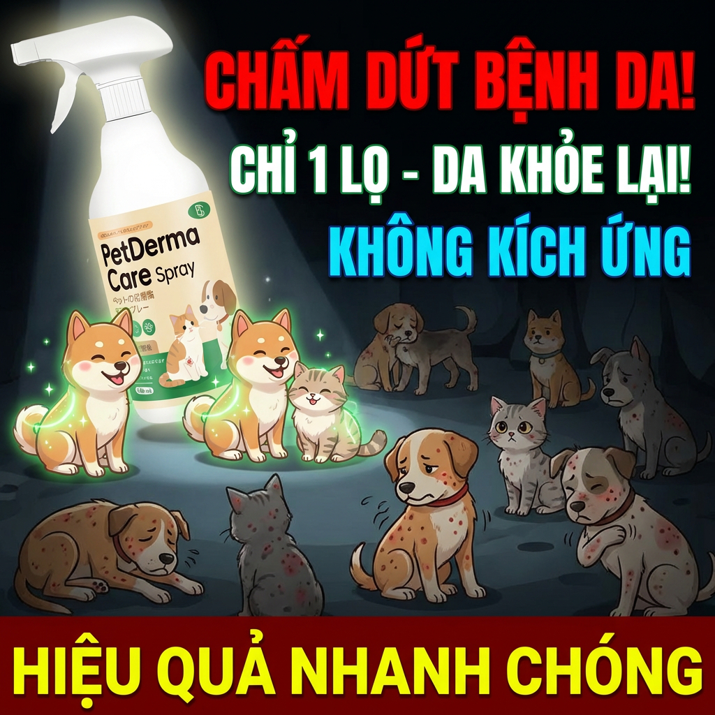 M1T1 thuốc trị nấm mèo - thuốc trị nấm cho mèo 500ml, sạch nấm dịu nhẹ