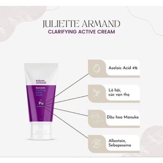 Kem Dưỡng Ẩm Kiềm Dầu Và Giảm Mụn Juliette Armand Hydra Clarifying Cream