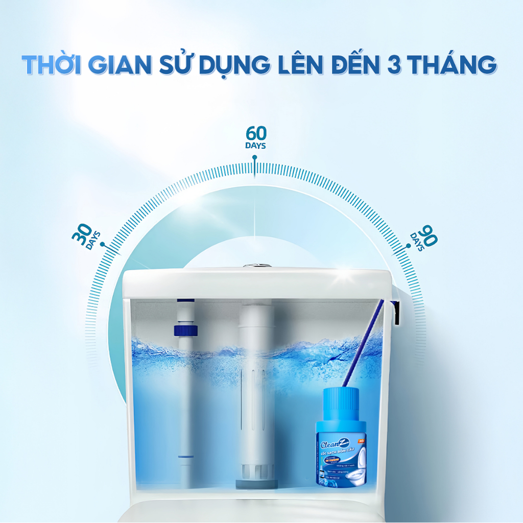 Cốc Sạch Bồn Cầu CleanZ Tẩy Sạch Mảng Bám Kháng Khuẩn Khử Mùi Hôi Dành Cho Nhà Vệ Sinh Thơm Mát 180g