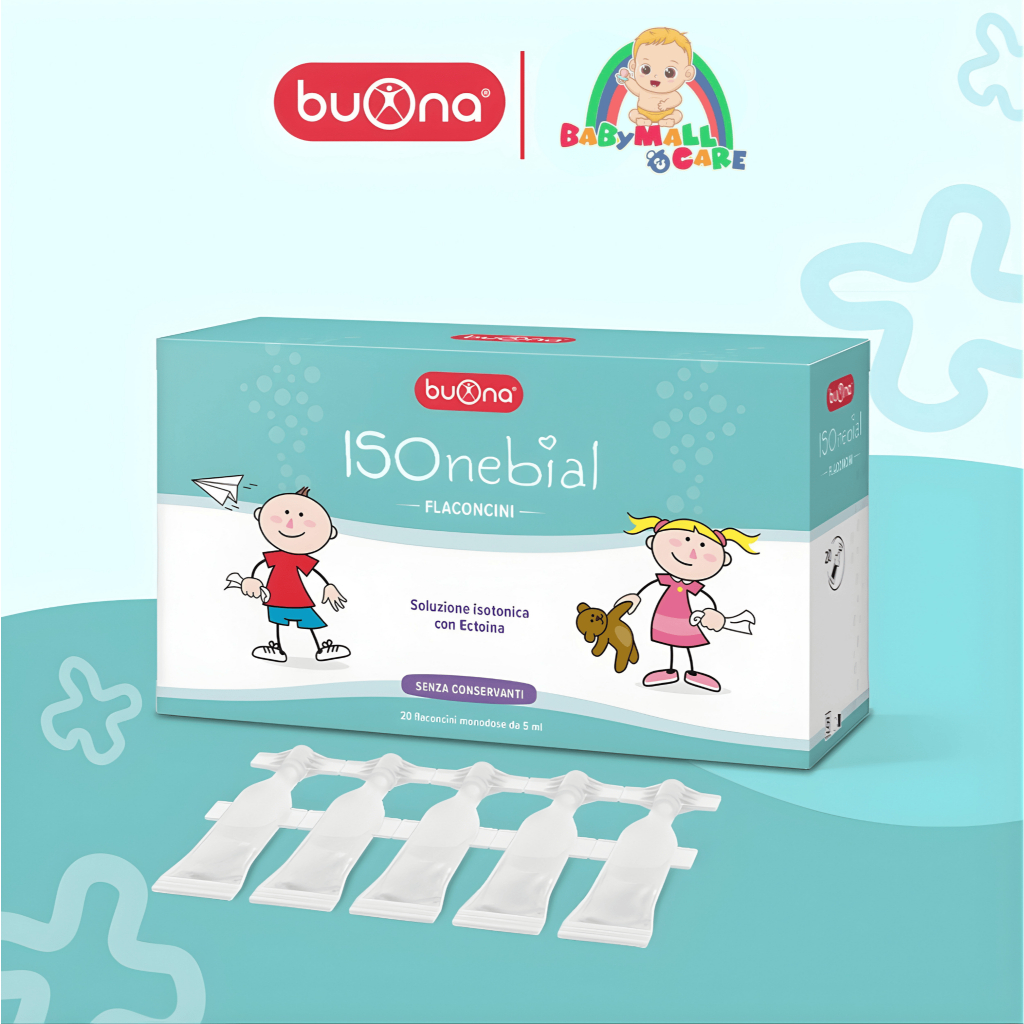 Dung Dịch Nhỏ Mũi IsoNebial Flaconcini 5ml Hộp 20 Ống Giữ Ẩm Làm Sạch Mũi | Babymall & Care
