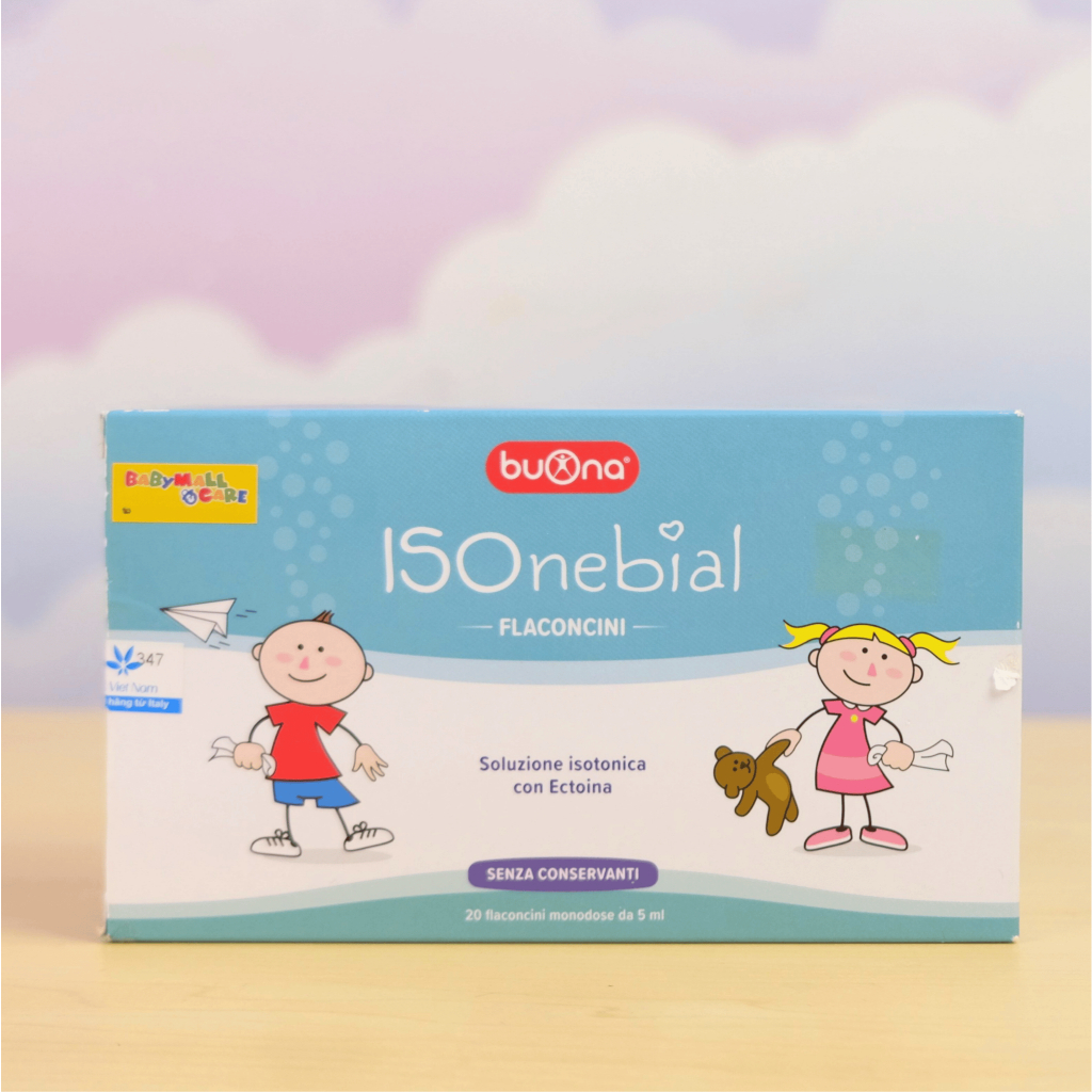 Dung Dịch Nhỏ Mũi IsoNebial Flaconcini 5ml Hộp 20 Ống Giữ Ẩm Làm Sạch Mũi | Babymall & Care