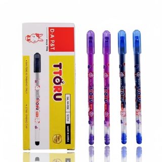 LEAFBOOK Bút Viết Mực Nho Thơm TToru D.A P&T Hàn Quốc Chính Hãng – Ngòi 0.4mm Viết Êm, Mực Đậm, Không Lem