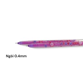 LEAFBOOK Bút Viết Mực Nho Thơm TToru D.A P&T Hàn Quốc Chính Hãng – Ngòi 0.4mm Viết Êm, Mực Đậm, Không Lem