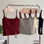 Áo Bra 2 Dây Chất Cotton Lạnh Cổ Vuông Có Mút May Liền TÔn Hack Dáng Siêu Đỉnh