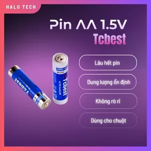 Pin Tcbest Cao Cấp Bền Pin AA 1.5V Ổn Định Điện Áp Phù Hợp Chuột Máy Tính Thiết Bị Điện Tử Gia Dụng HALU TECH