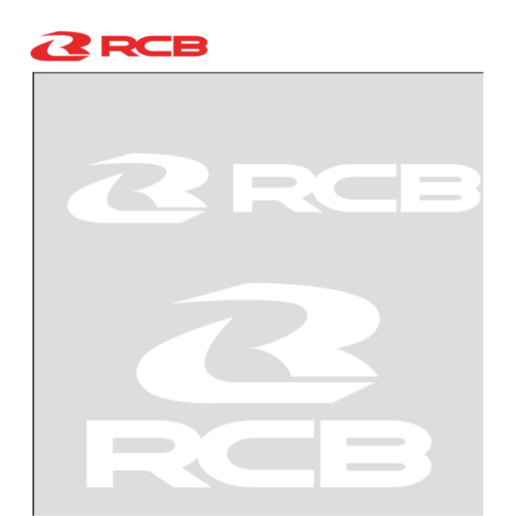 Hàng Tặng Không Bán - Tem Dán RCB – Sticker Logo Racing Boy Chính Hãng