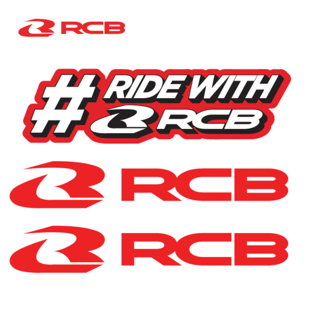 Hàng Tặng Không Bán - Tem Dán RCB – Sticker Logo Racing Boy Chính Hãng