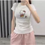 Áo Cổ Tròn From Babytee in Hình Mèo Nhiều Mẫu Phong Cách Hàn Quốc Siêu Đáng Yêu