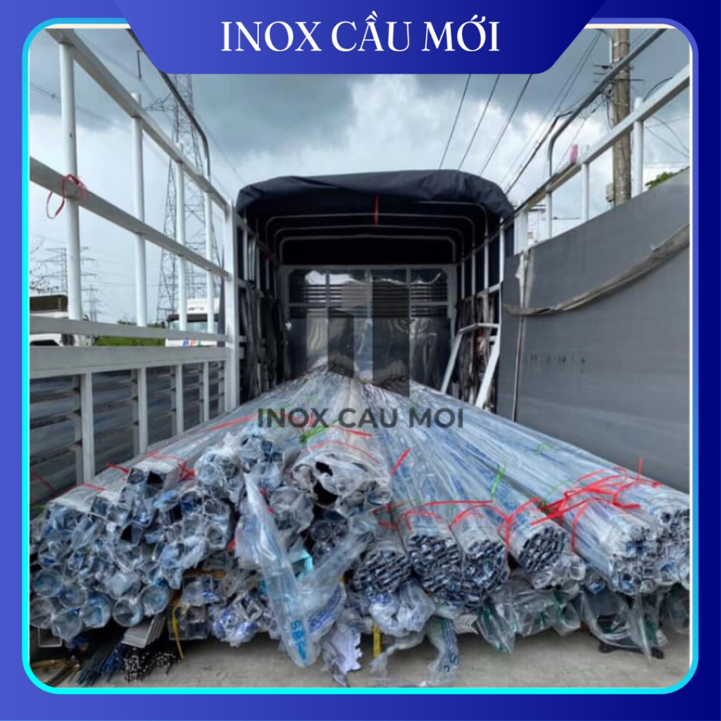 Hộp inox chữ nhật 304 15x30, độ dày 1.2 mm/1.5mm, chiều dài 1 mét, 1.2 mét, 1.5 mét, hàng loại 1