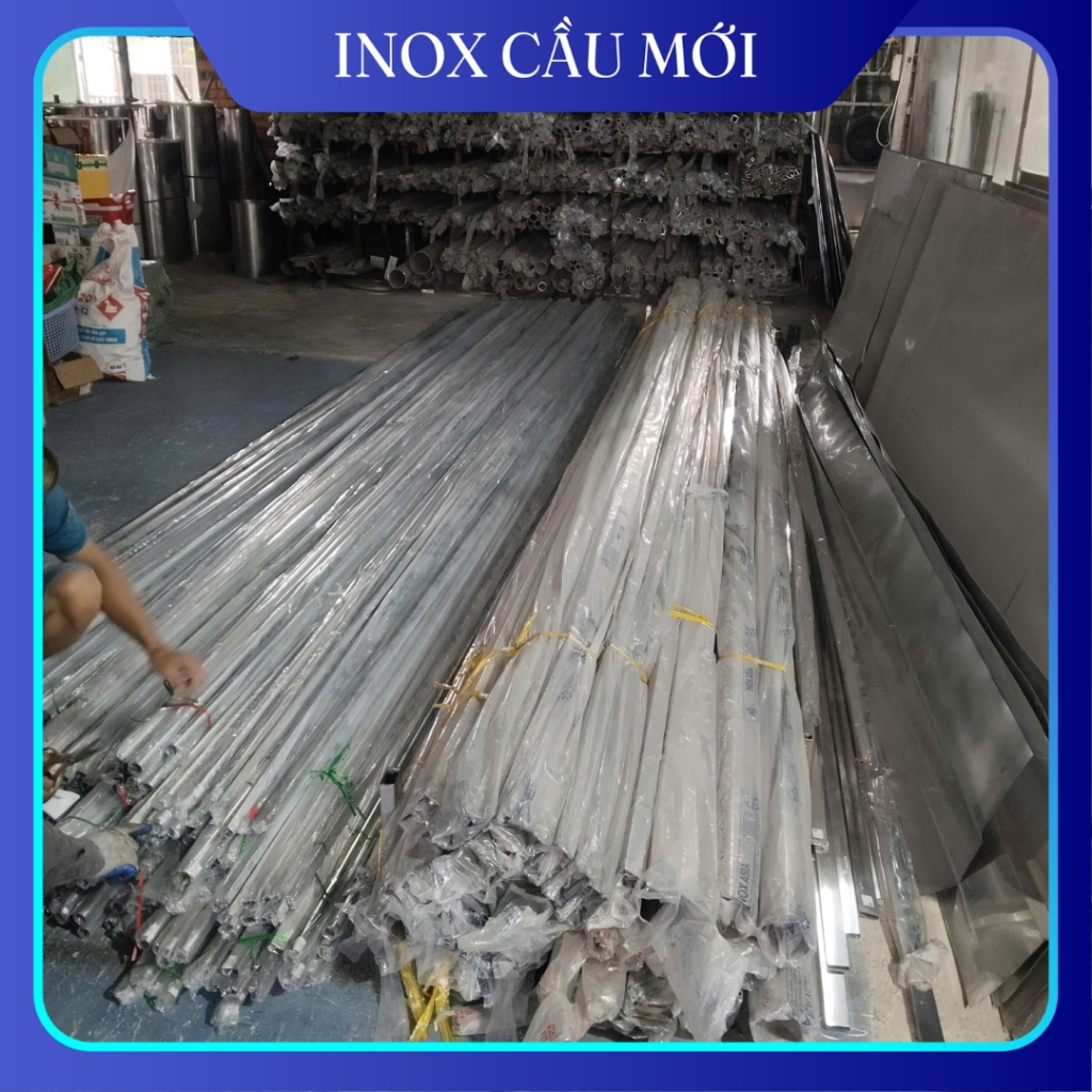 Hộp inox chữ nhật 304 15x30, độ dày 1.2 mm/1.5mm, chiều dài 1 mét, 1.2 mét, 1.5 mét, hàng loại 1