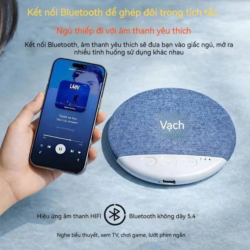 Loa Bluetooth 5.4 hỗ trợ giấc ngủ mini X3 Pro màu Pastel âm thanh thư giãn đặt cạnh giường tiện lợi