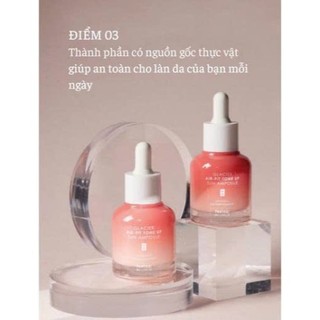 Serum Chống Nắng Glacier Air Fit Tone Up Sun Ampoule 30ml - Bảo Vệ Da Nhạy Cảm, Làm Sáng Da, Chống Tia UV Hiệu Quả