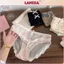 Quần lót nữ lụa phối lưới sang trọng gợi cảm đính nơ cạp vừa tôn dáng sexy đáy 2 lớp LAIXA L8127 -CB