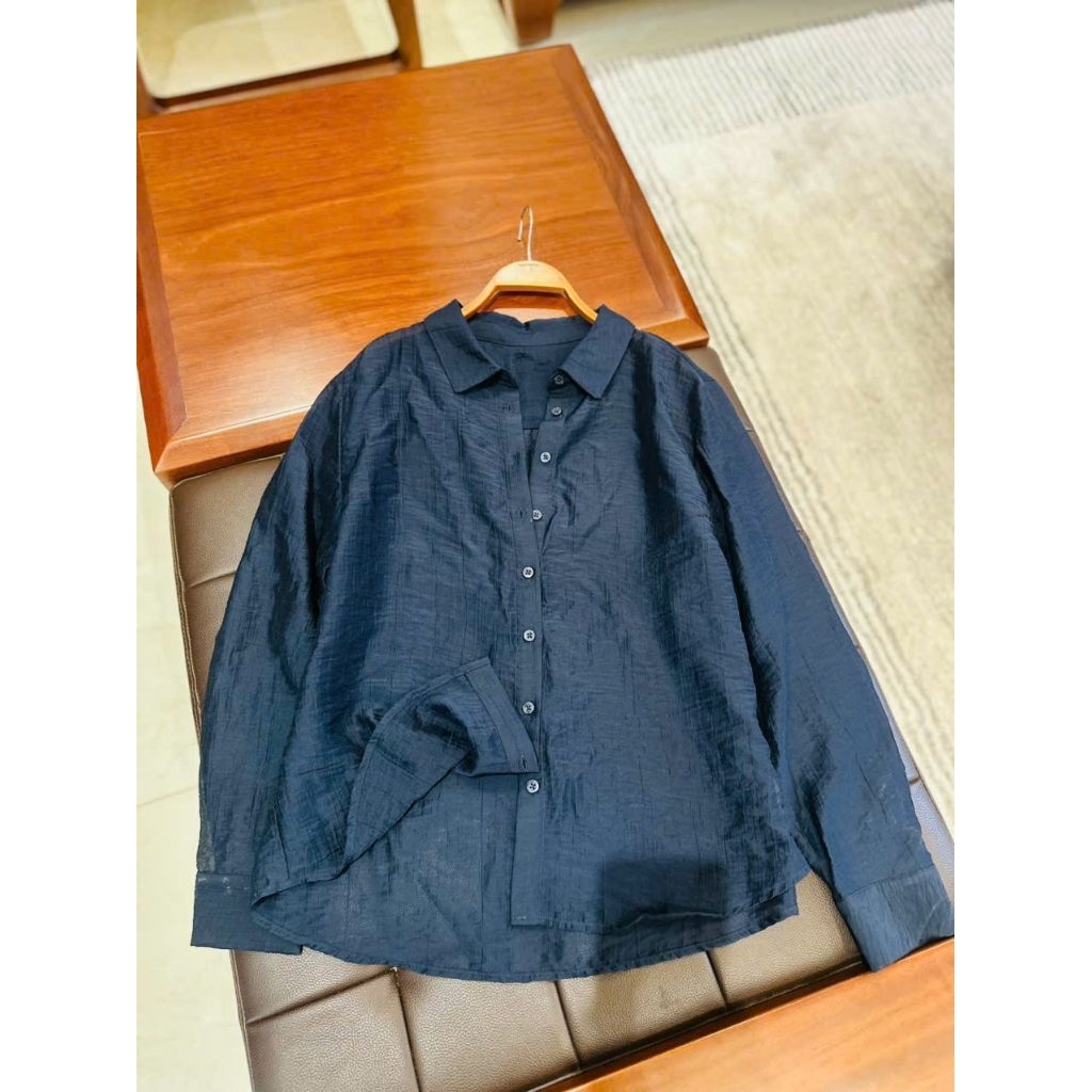 (BomoHouse) Áo sơmi tơ lụa xuất Hàn bigsize - dư xịn