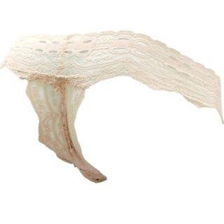 Q327 - Quần lót ren Nam nâu hồng pastel