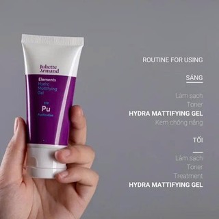 Gel Dưỡng Ẩm, Kiềm Dầu Dành Cho Da Dầu Mụn Juliette Armand Hydra Mattifying Gel