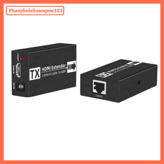 Bộ Nối Dài HDMI Qua Cáp Mạng LAN FB 60M – HDMI Extender 60M Full HD 1080P Kèm Nguồn