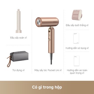 Máy Sấy Tóc Ion Âm Dreame Pocket Uni | Gấp Gọn Tích Hợp Tạo Kiểu Tóc | Sấy Khô Tức Thì | Bảo Hành 24 Tháng