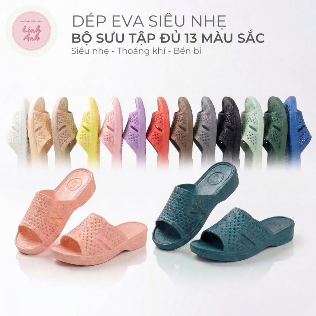 Dép tổ ong nam nữ nhiều màu chất liệu EVA êm nhẹ bền chống trơn chống nước cho mọi lứa tuổi- HQ003 TRƠN