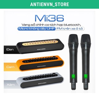 Mic ACNOS Mi36 Vang số chỉnh cơ tích hợp bluetooth & Micro không dây UHF - SONCAMEDIA Mi36