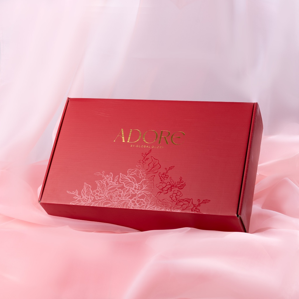 Hộp Quà Cao Cấp ADORE - Hộp Carton Đựng Áo Lót Thiết Kế Cứng Cáp