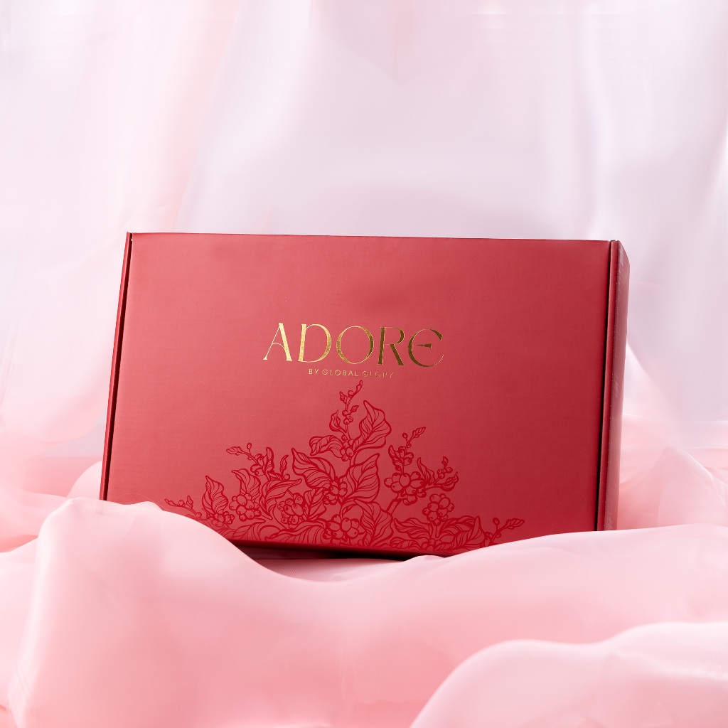 Hộp Quà Cao Cấp ADORE - Hộp Carton Đựng Áo Lót Thiết Kế Cứng Cáp
