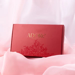 Hộp Quà Cao Cấp ADORE - Hộp Carton Đựng Áo Lót Thiết Kế Cứng Cáp