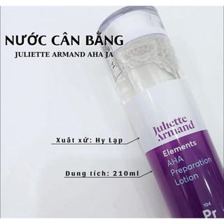 Nước Cân Bằng Chứa AHA Hỗ Trợ Làm Sạch Sâu, Sáng Da Juliette Armand AHA Preparation Lotion