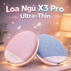 Loa Bluetooth 5.4 hỗ trợ giấc ngủ mini X3 Pro màu Pastel âm thanh thư giãn đặt cạnh giường tiện lợi