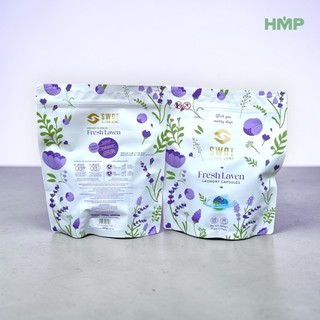 Viên Giặt Xả SWAT Fresh Laven 465g (31 Viên) / Fancy Rose 390g (39 Viên) Hương Thơm Tươi Mát