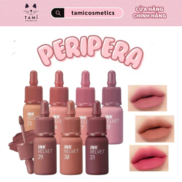( FULL MÀU ) Son Kem Lì Peripera Ink Velvet Lip Tint