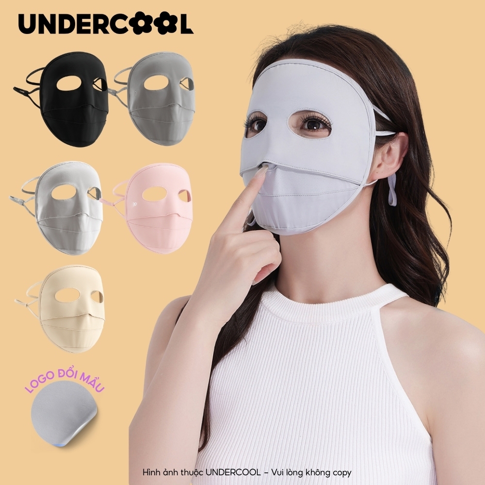Khẩu Trang Fullface Kín Mặt Chống Nắng Chống Tia UV UPF100+  Thoáng Khí, Bảo Vệ Toàn Diện Live KT16