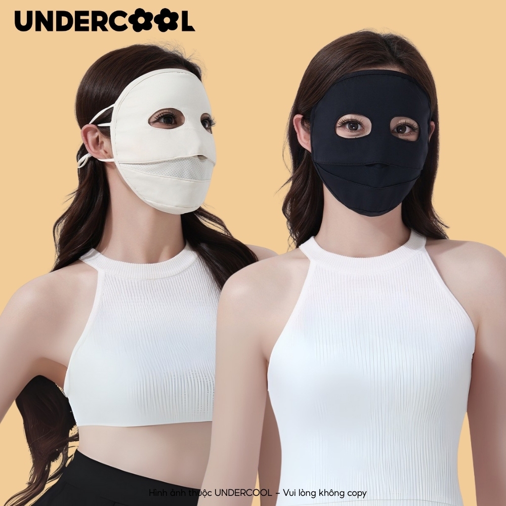 Khẩu Trang Fullface Kín Mặt Chống Nắng Chống Tia UV UPF100+  Thoáng Khí, Bảo Vệ Toàn Diện Live KT16