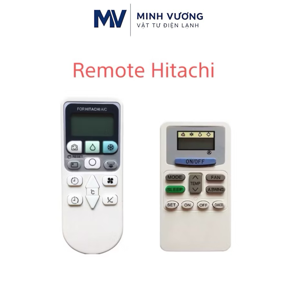 Điều khiển máy lạnh Hitachi đa năng / Remote điều hoà Hitachi | Shopee ...