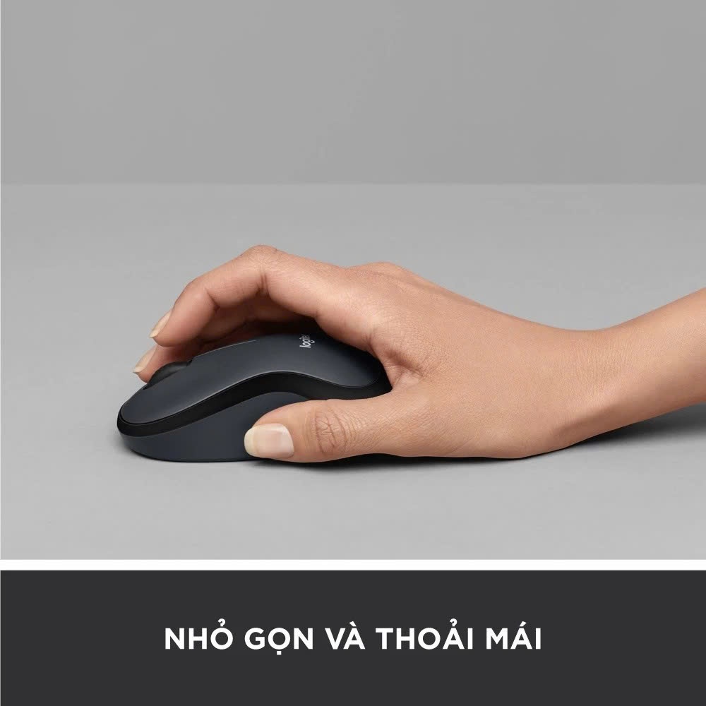 Chuột Không Dây Logitech M220, Chuột Máy Tính Silent Click Êm Pin Lâu Tặng Kèm Pin Và Lót Chuột HALU TECH