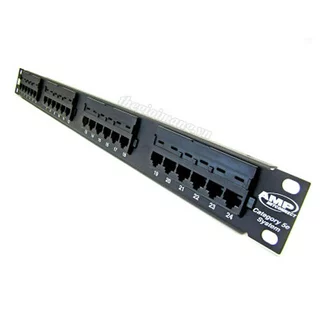 Thanh đấu nối cáp mạng 24 cổng cũ – Patch Panel AMP 24P Cat5e (thanh lý)3