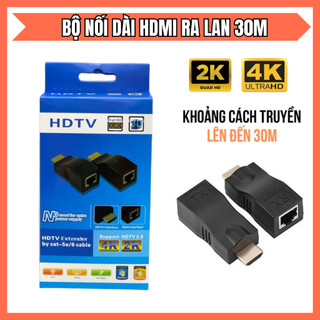 Bộ Nối Dài HDMI Qua Cáp Mạng LAN 30M Chuẩn 4K FB – HDMI Extender Qua Cáp Mạng 30M CAT5e/CAT6