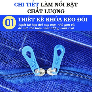 Lồng Phơi Thực Phẩm 4 Tầng - Chất Liệu Lưới PE Dễ Vệ Sinh Chống Côn Trùng, Gấp Gọn Tiện Lợi ZiinLife