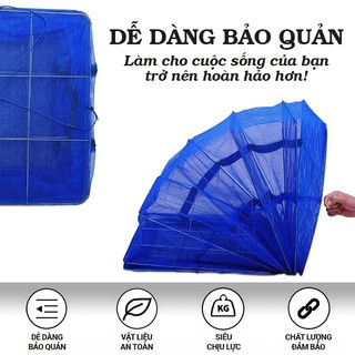 Lồng Phơi Thực Phẩm 4 Tầng - Chất Liệu Lưới PE Dễ Vệ Sinh Chống Côn Trùng, Gấp Gọn Tiện Lợi ZiinLife