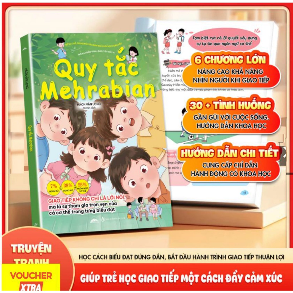 Quy Tắc Mehrabian - Cẩm Nang Kỹ Năng Sống Dưới Dạng Truyện Tranh - Nhiều tác giả