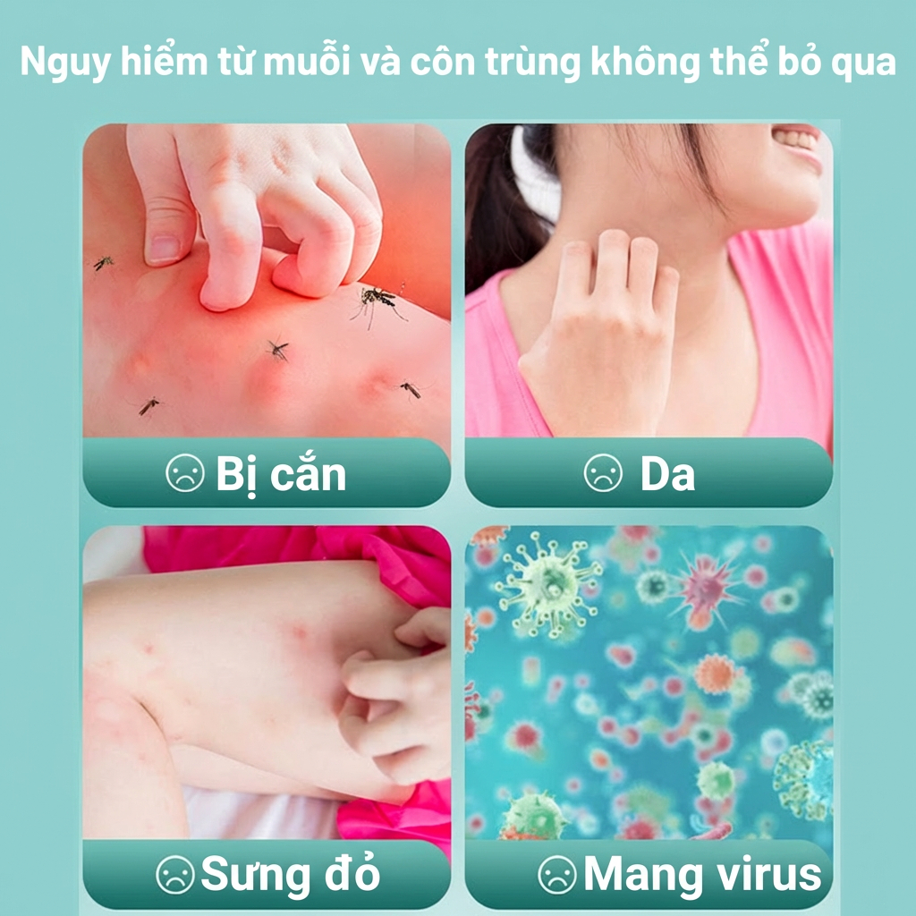 ‼️Mua 1 tặng 1 🦟 Gel đuổi muỗi & kiến – Chiết xuất thực vật, công thức mới, hiệu quả cao, an toàn cho da