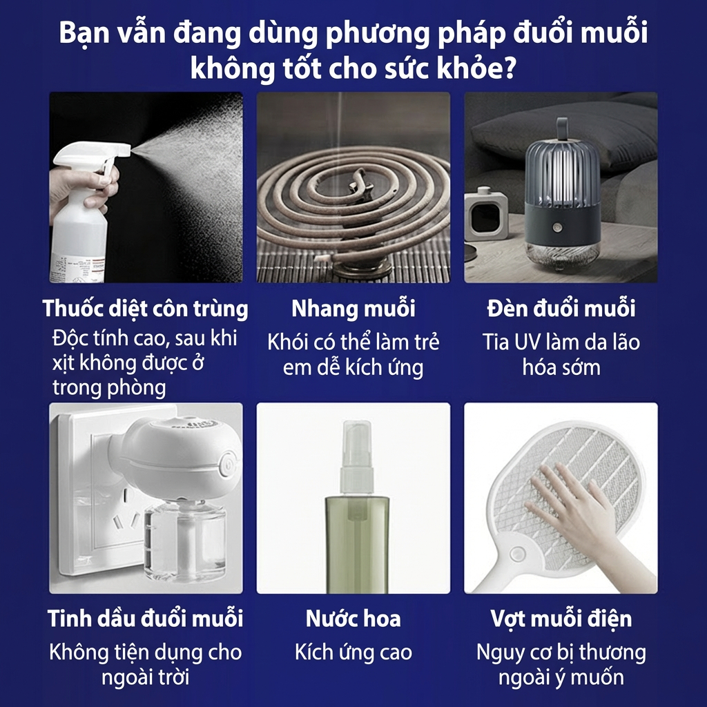 ‼️Mua 1 tặng 1 🦟 Gel đuổi muỗi & kiến – Chiết xuất thực vật, công thức mới, hiệu quả cao, an toàn cho da