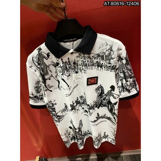 ÁO polo nam cổ tròn họa tiết tay ngắn phong cách trẻ trung chuẩn from