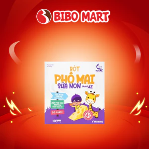 Bột Phomai Sữa Non NutriAZ Hộp 10 Gói Cho Bé Ăn Dặm Từ 6 Tháng - Bibo Mart