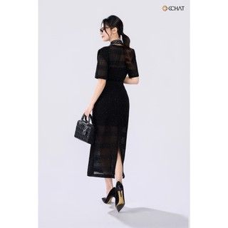 Set Đồ Nữ 𝐂𝐂𝐇𝐀𝐓 Dáng Suông Marquise Tay Cộc Chất Liệu Co Giãn Cao Cấp 16BNC2013ST