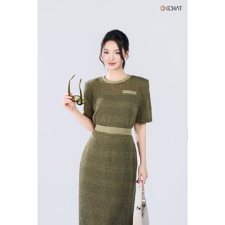 Set Đồ Nữ 𝐂𝐂𝐇𝐀𝐓 Dáng Suông Marquise Tay Cộc Chất Liệu Co Giãn Cao Cấp 16BNC2013ST