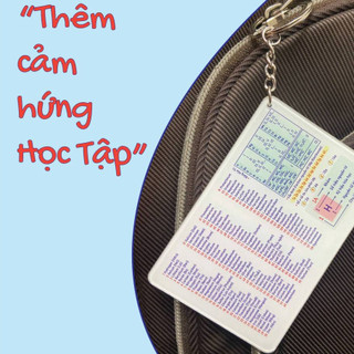 Móc Khóa - Bảng tuần hoàn hóa học (theo chương trình mới) - Chất liệu thẻ nhựa dầy 4 lớp