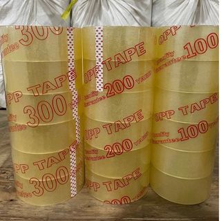 [XẢ KHO] BĂNG KEO TRONG/ĐỤC - 200Y/400Y/300Y/100Y (1CÂY/6CUỘN) - 1 CUỘN 0.5KG/1KG , CAM KẾT DÍNH CHẮC , ĐÓNG HÀNG TMĐT