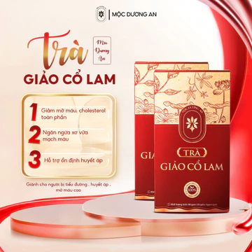 Combo 2 Trà Giảo Cổ Lam Hỗ Trợ Ổn Định Huyết Áp, Giảm Mỡ Máu, Mát Gan Giải Độc Gan & Ngủ Ngon Sâu Giấc Mộc Dương An